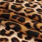 1 Yard Beige Brown Leopard Printed Silk Charmeuse Fabric Animal Print 53 inch Width